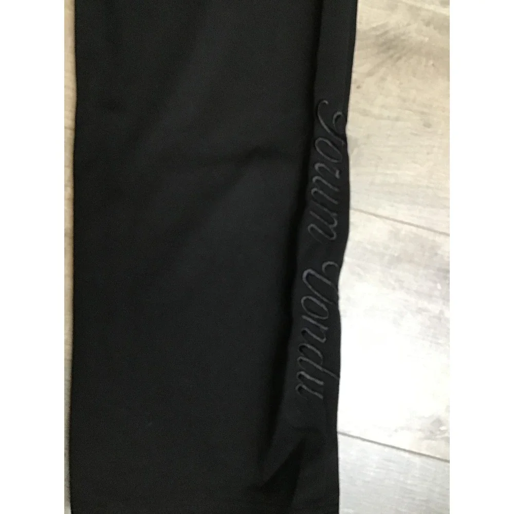 Forum Vondu Black American Harajuku Loose‎ Double Waist Sweatpants Size L NWOT